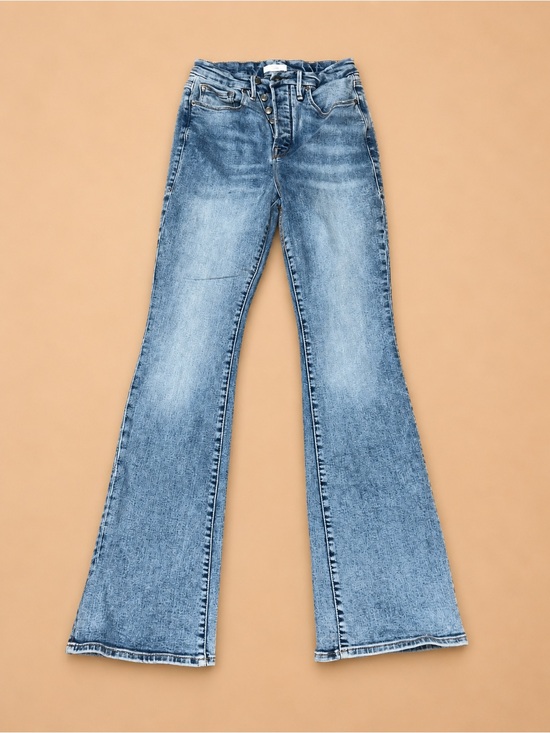 Good American Denim - Good American Light Blue Bootcut Jeans